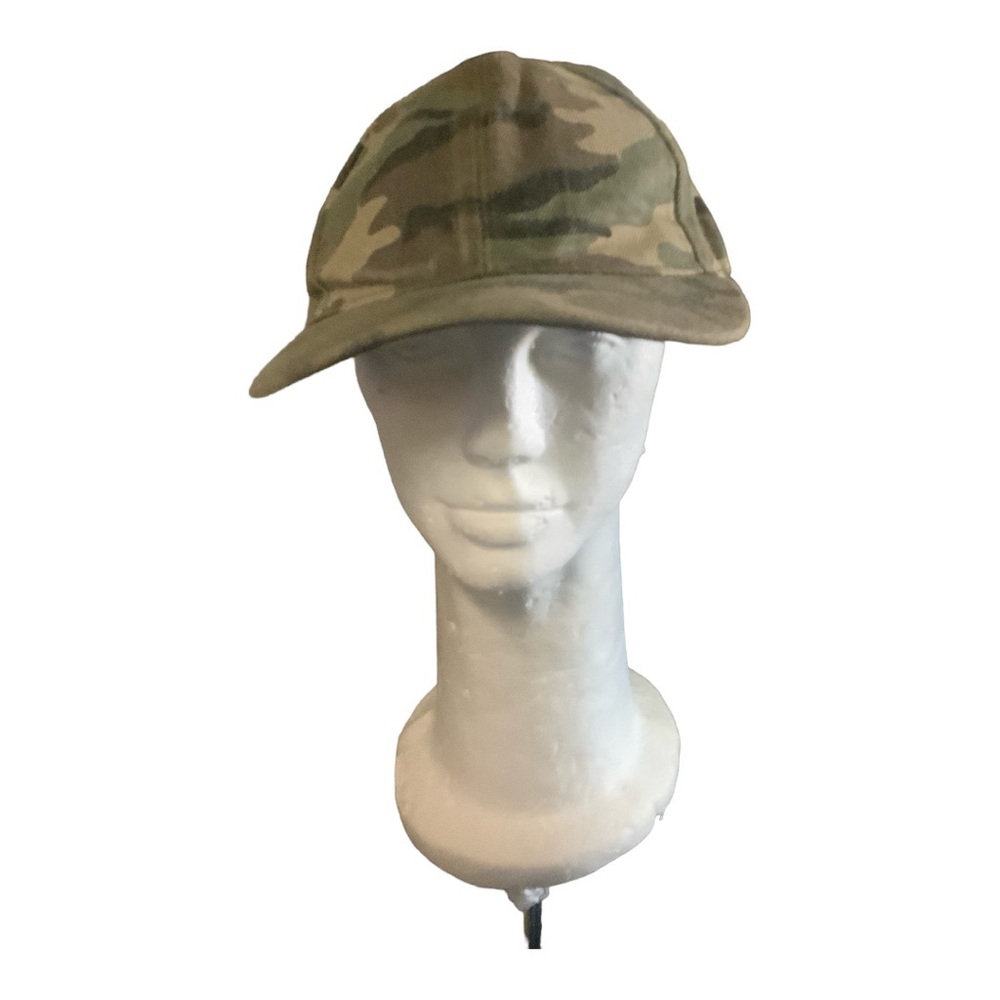 Camouflage Adjustable Strap-back Cap Green  Twill Cotton no brand.EUC